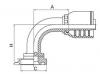 87391 90°SAE 法蘭 3000 PSI