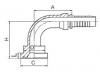 87391-RW 90°SAE 法蘭3000PSI